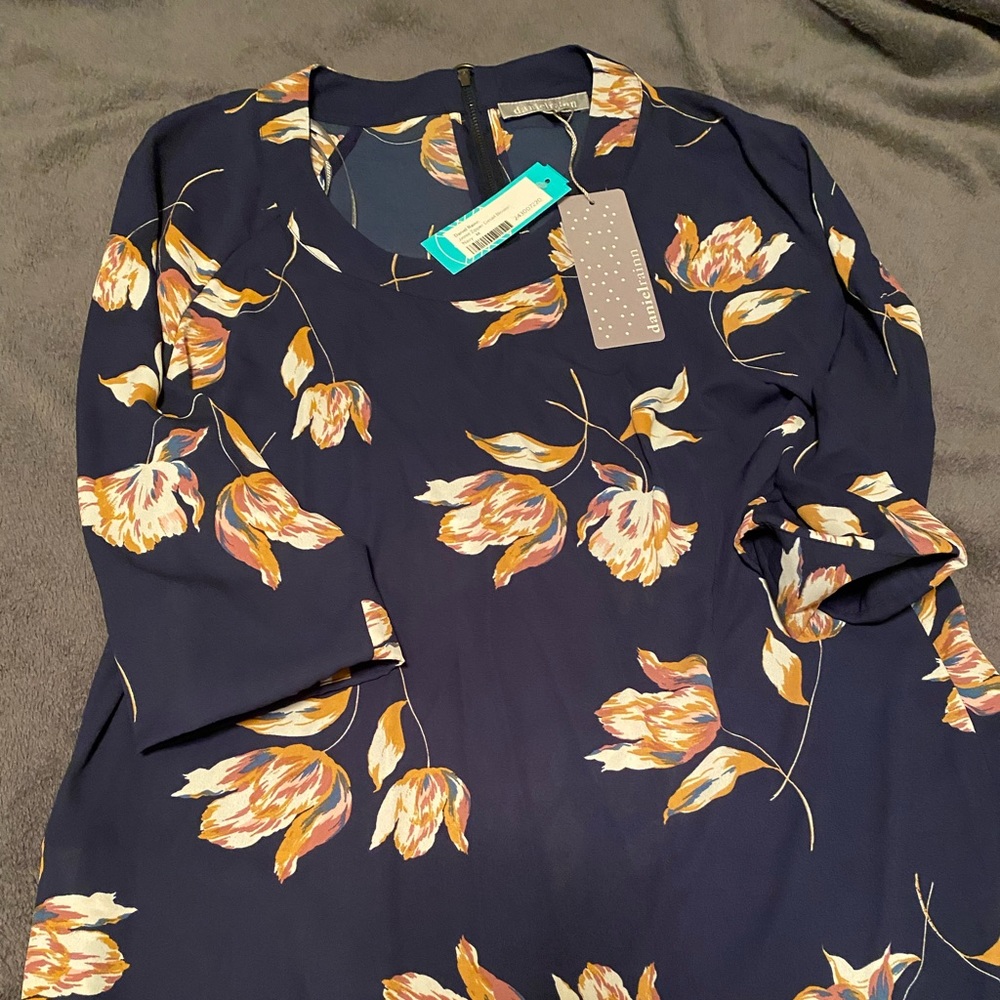 3/4 length sleeve blouse nwt